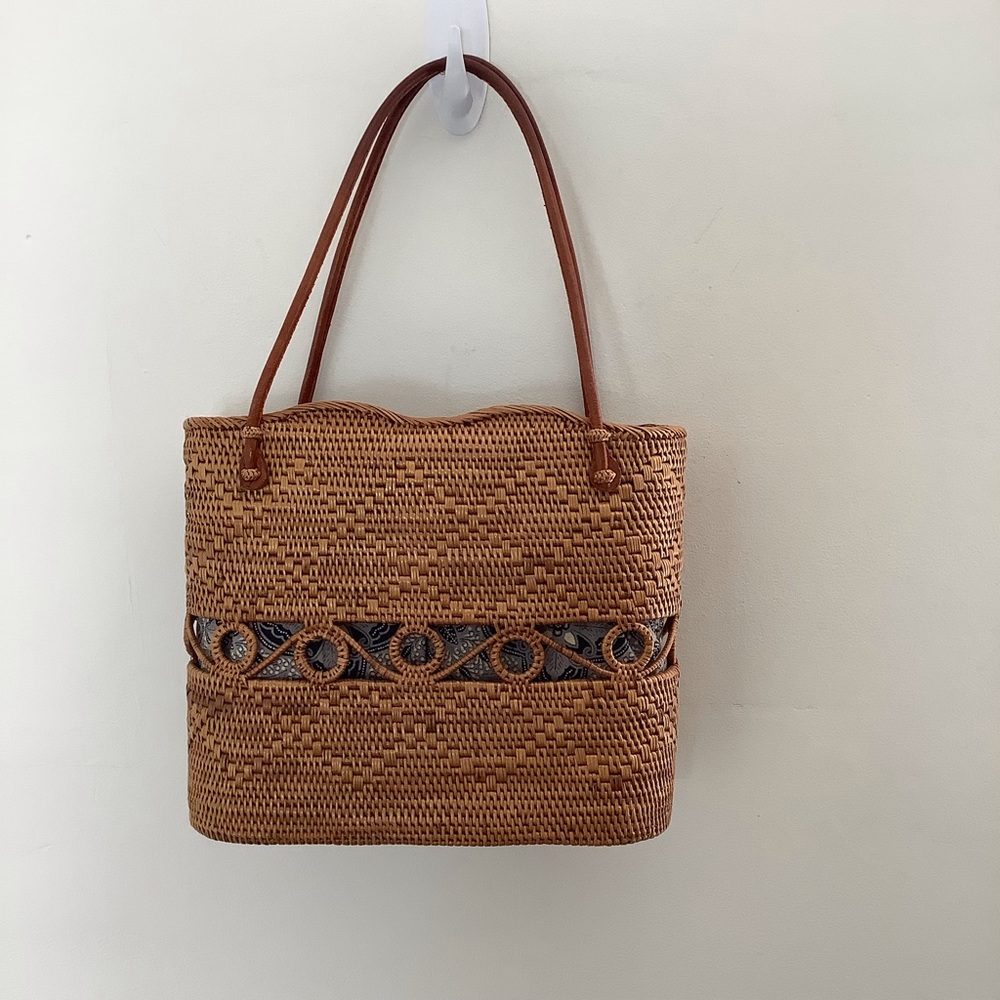 Small Straw Rectangle Bag - image 1